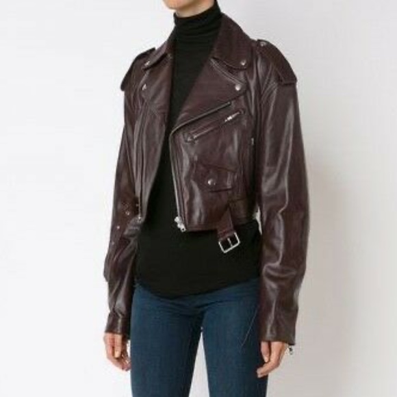 Faith Connexion oversized leather jacket 2 New - Picture 2 of 16